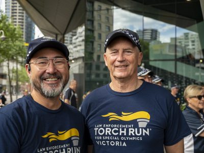 Chief and Gerard City Torch Run